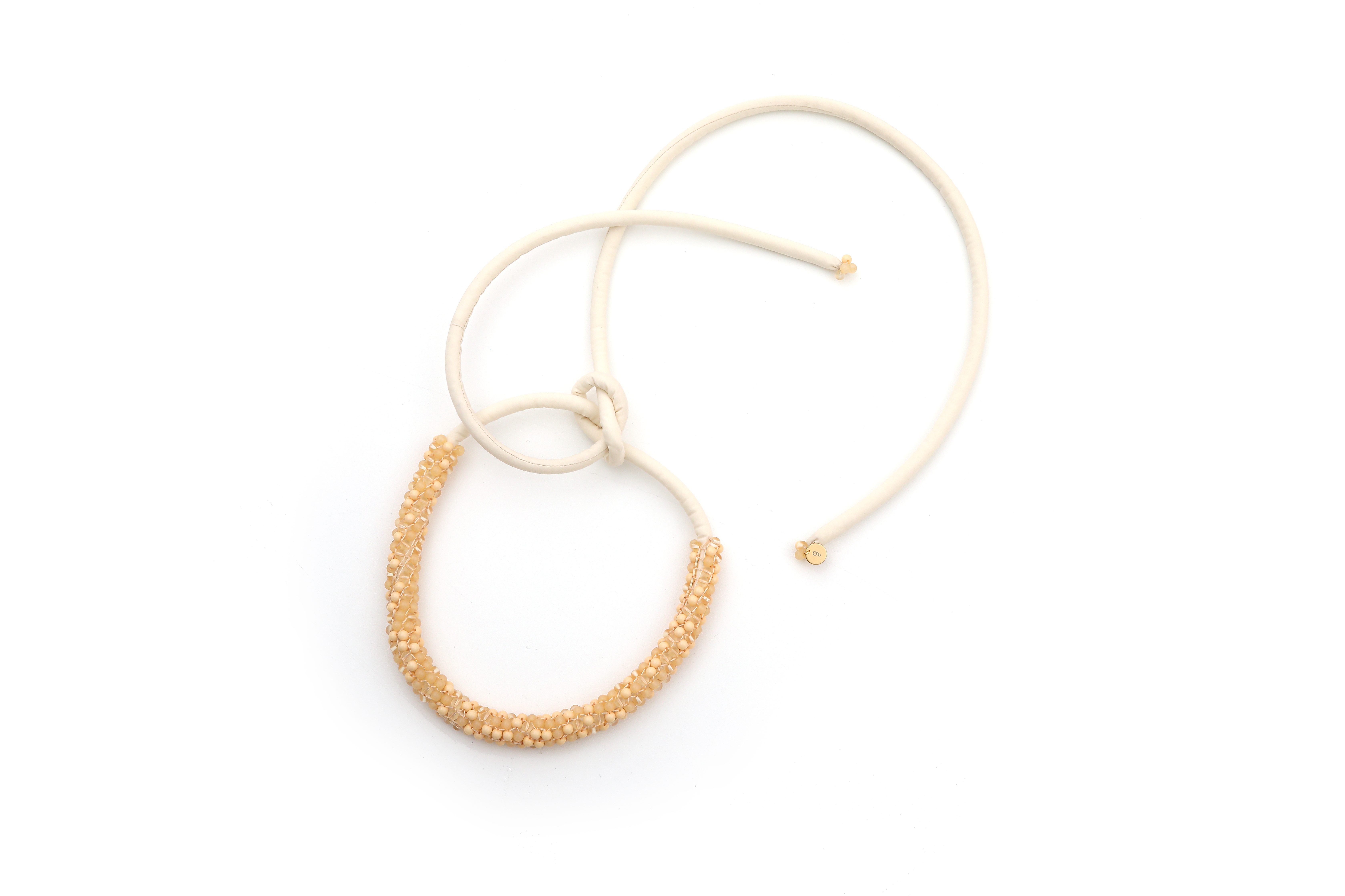Beads Necklace- Papaya