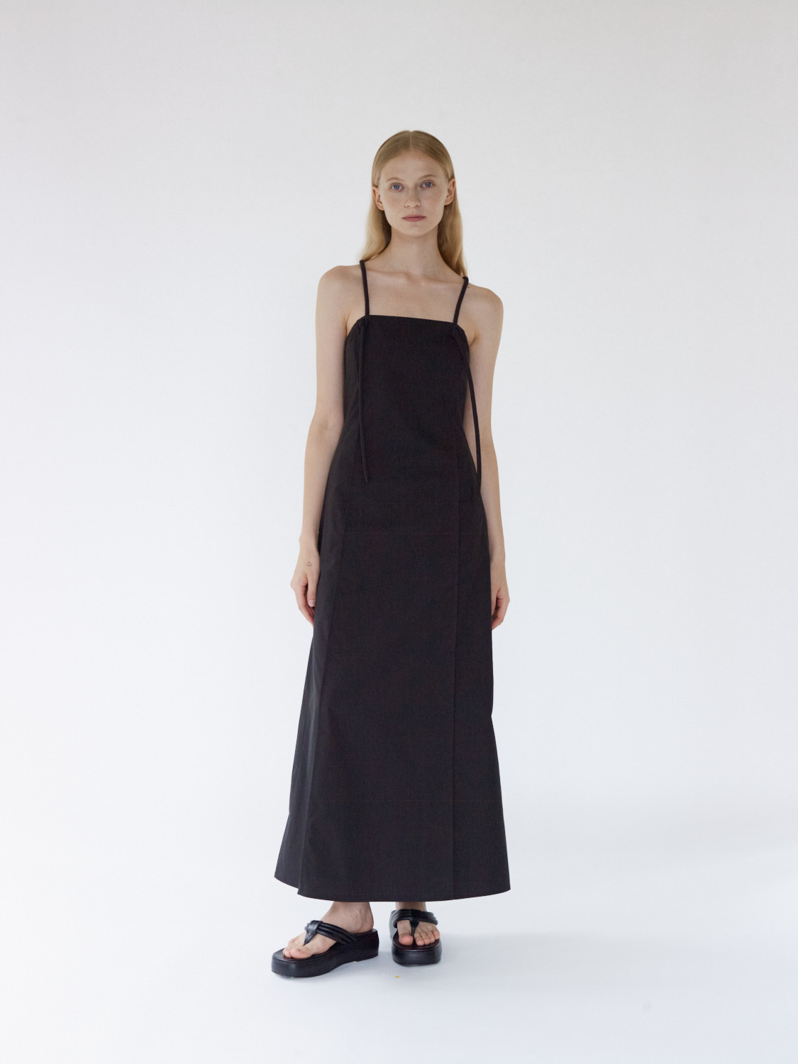 Chole String Maxi Dress - Black